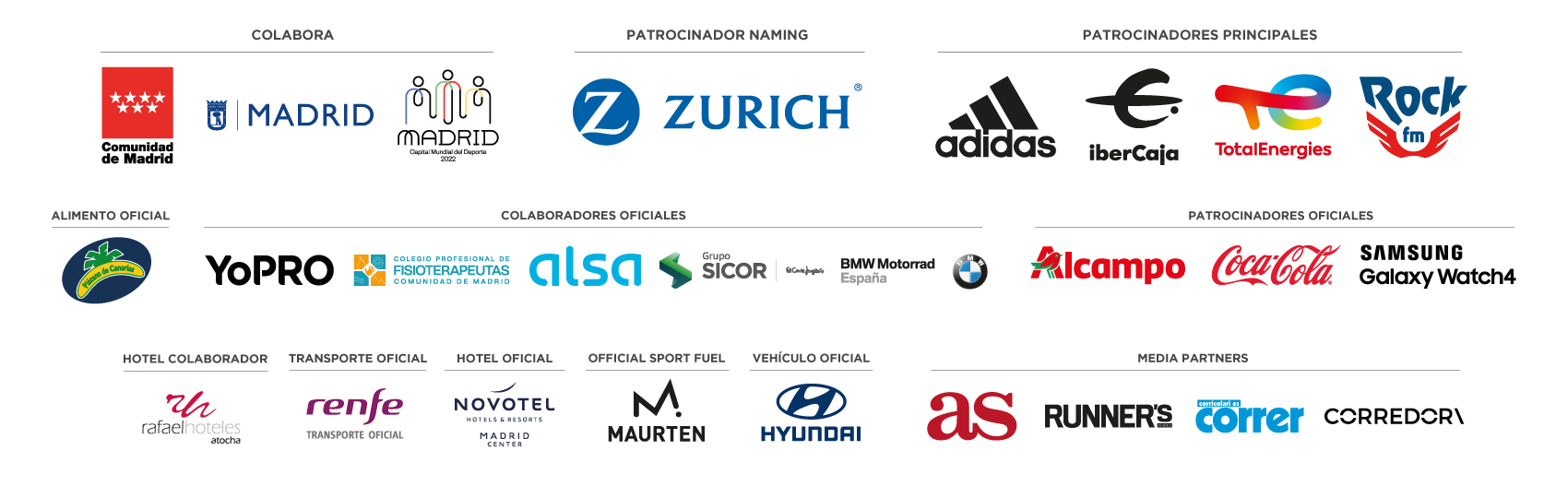 Zurich Rock 'n' Roll Running Series Madrid 2022 - Maratn (Sillas Atletismo)